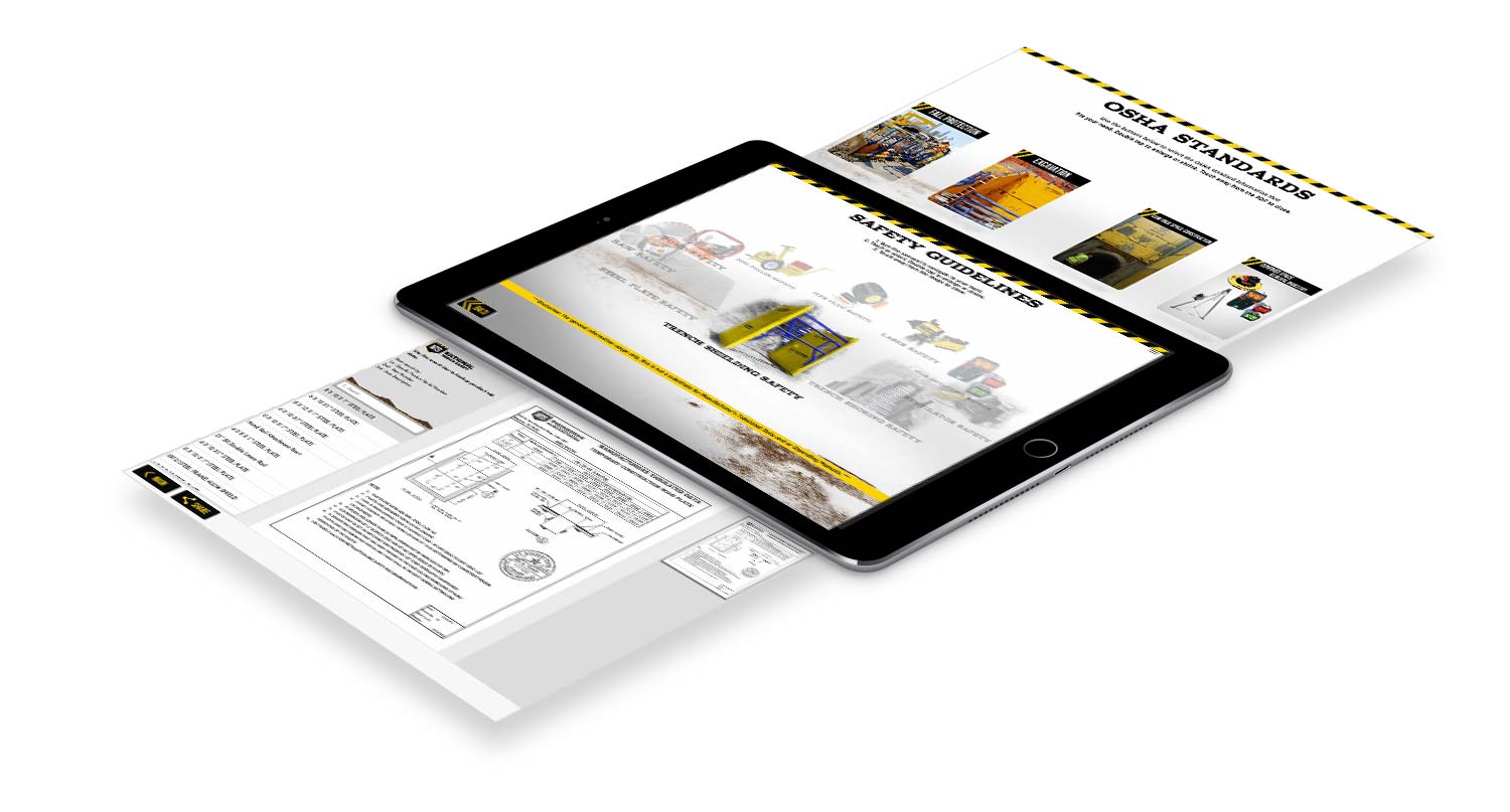 Tablet National Trench Safety Command App
